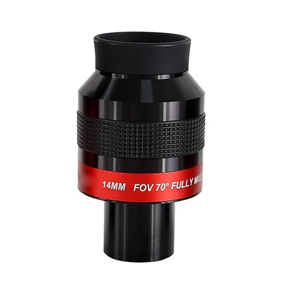 Ocular ultra gran angular de 70° y 14mm para telescopio astronómico de campo plano 4
