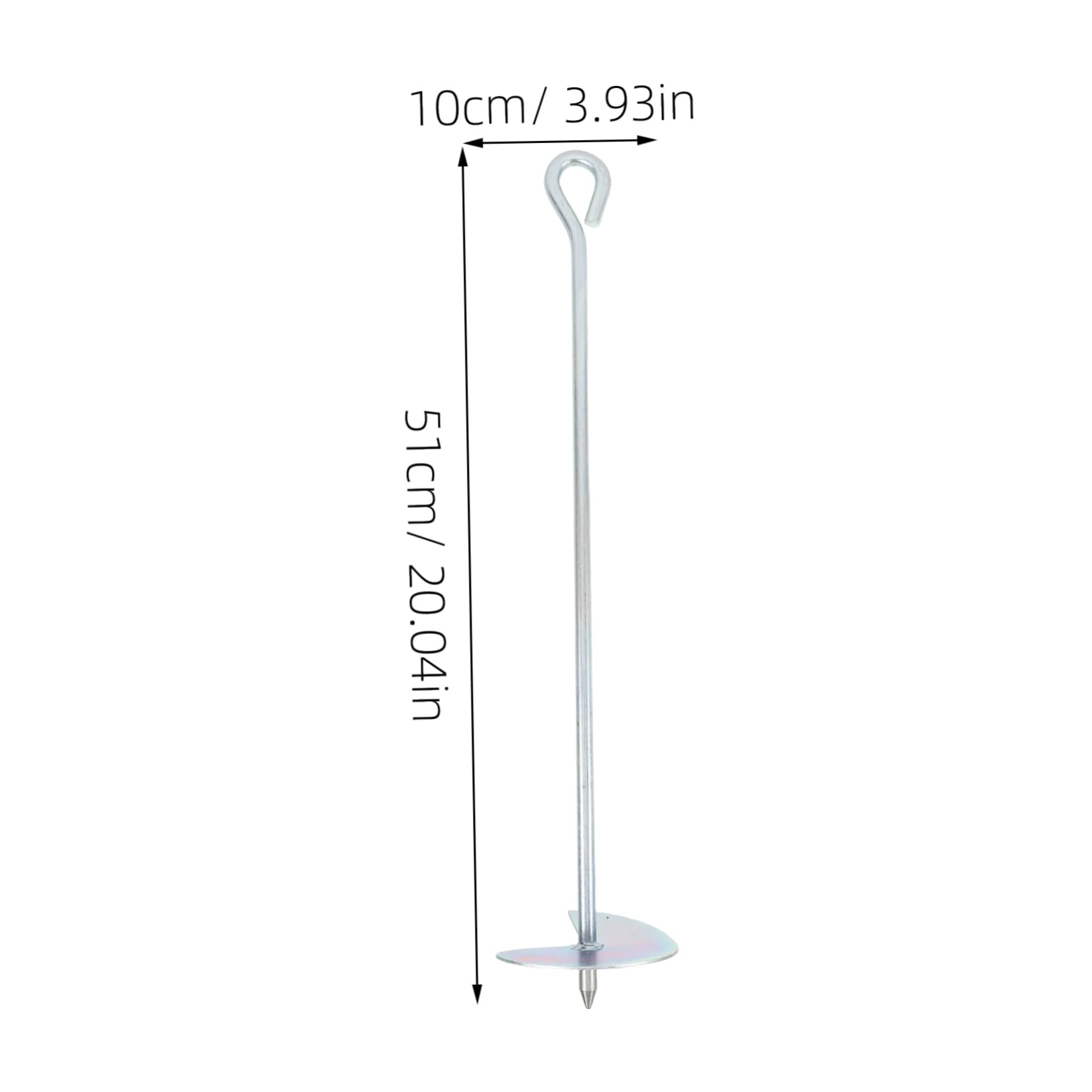 Totority 1 Set Swing Accessories Outdoor Swing Outdoor Tools Heavy Duty Pile Tools Home Playground Equipment Backyard Equipment Garden Accessories Silver Metal