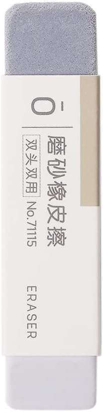 Professional Grey Pen Style Eraser Set, Multi-Purpose for Ink, Fountain Pen and Ballpoint Pen, Office Supplies