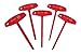 WIHA 33478 Insulated T-Handle Hex Metric Set with 4.0, 5.0, 6.0, 8.0 and 10.0mm, 5-Piece