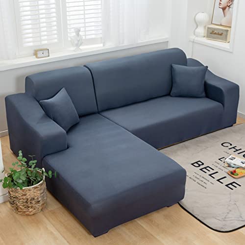 Housse de canapé extensible pour rénover un meuble d'angle usé