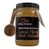 Infinity Seamoss - Sea Moss Gel + Mid-Atlantic Local Honey | St. Lucia Wildcrafted Sea Moss | 100% Organic (32oz)