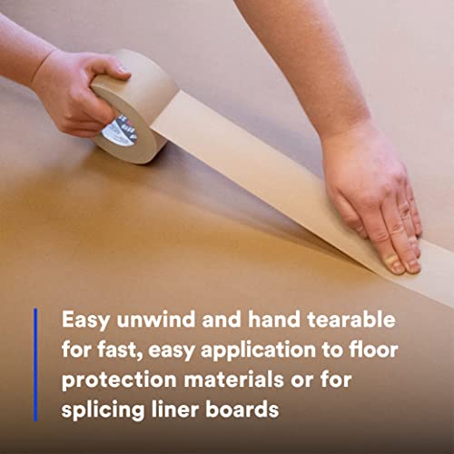 Image of 3M High Performance Flatback Tape 2519, Tan Color, General Purpose, High Temperature, Kraft Paper Backing, Moisture Resistant, Hand Tearable, 48 mm x 110 m, 7.1 mil, 24 /Case