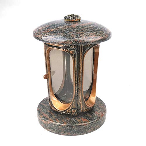 designgrab Alu Grablampe aus messingfarbenem Aluminium in Antikoptik in Granit Gneis Halmstad Cover