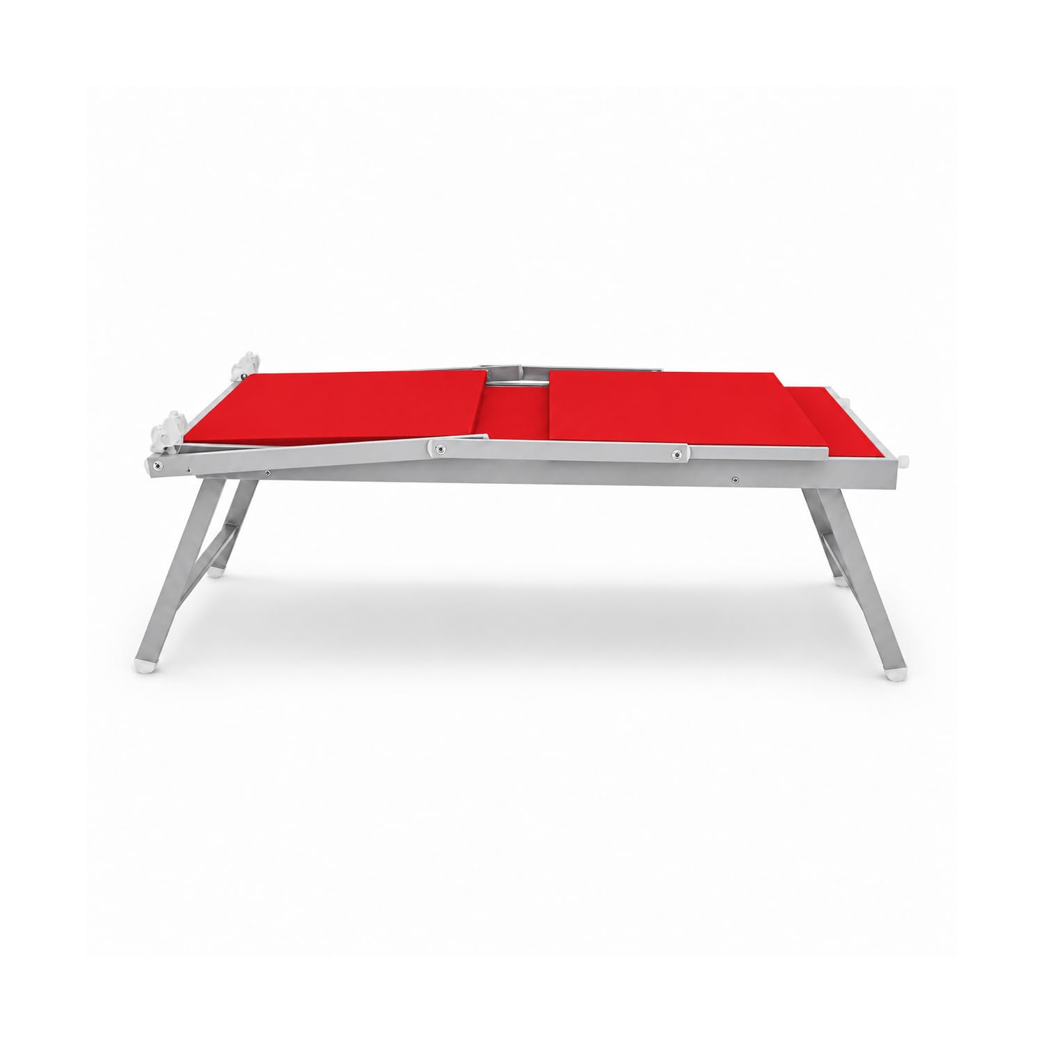 Bricozone Lettino Pieghevole Prendisole in Alluminio E Tessuto Textilene Professionale Con Tettuccio Parasole Orientabile Sdraio Per Mare Spiaggia Piscina Giardino 182 x 60 x 38 Cm Rosso