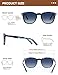Bircenpro Polarized Sunglasses For Women UV - Protection Womens Trendy Fashion Large Shades With Acetate Frame BC2110