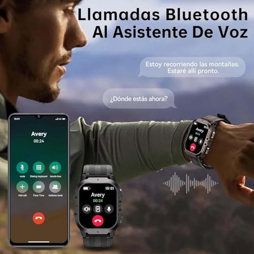 Reloj Inteligente Militar para Hombres