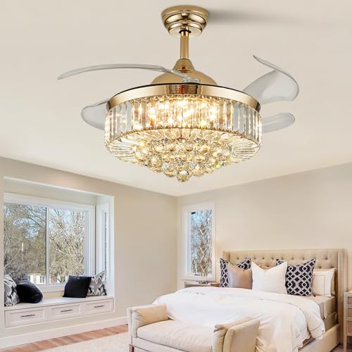 CROSSIO Crystal Ceiling Fan