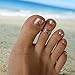 Toe Ring | Braid Stack 14K Gold Fill & Sterling Silver | Unisex Adjustable Toe Ring for Men or Women | One Size Fits All | Two-Tone Mixed Metal Ring