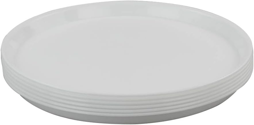 Jekiyo Plastic Round Trays for Serving, 13.5 Inches, 6 Packs - Image 6