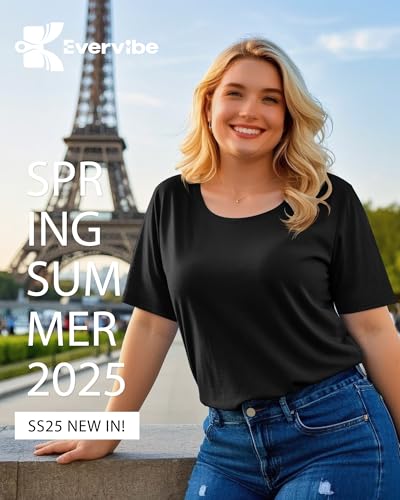 3 Pack Women's Plus Size Cotton Shirts, Scoop Neck Short Sleeve Casual Tops Summer Basic Tunic Tees3