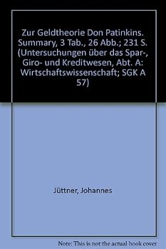 Paperback Zur Geldtheorie Don Patinkins [German] Book