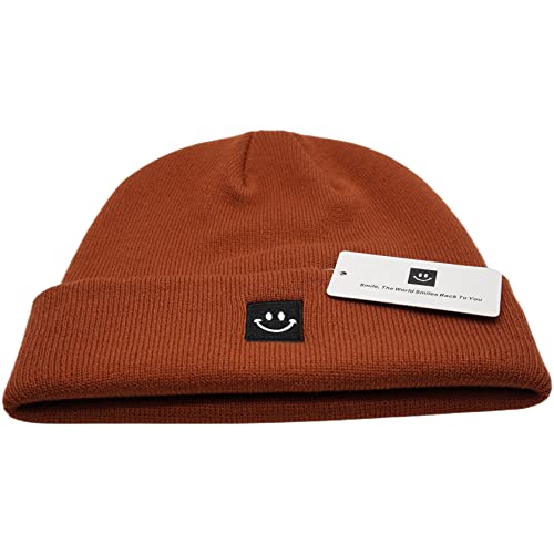 Image of 55cube Knit Beanie Hat Cuffed Plain Skull Cap for Men Women
