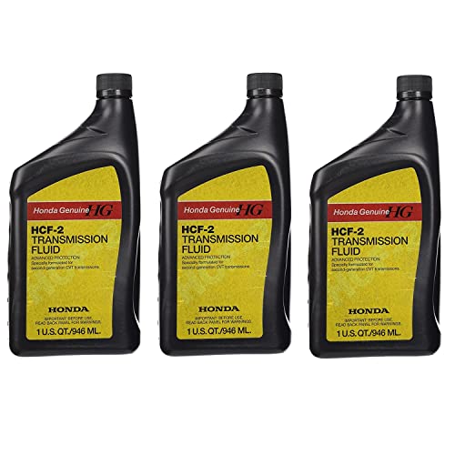 Genuine OEM HCF-2 CVT 3 Quarts Automatic Transmission Fluid (3x1 Qt) For Honda