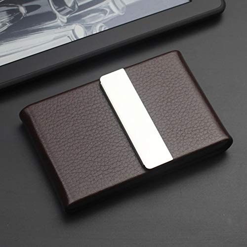 Leather Cigarette Case Creative Portable Waterproof Men Cigarette Box Personality Classic Flip Cover Metal Cigarette Holder can Accommodate 7