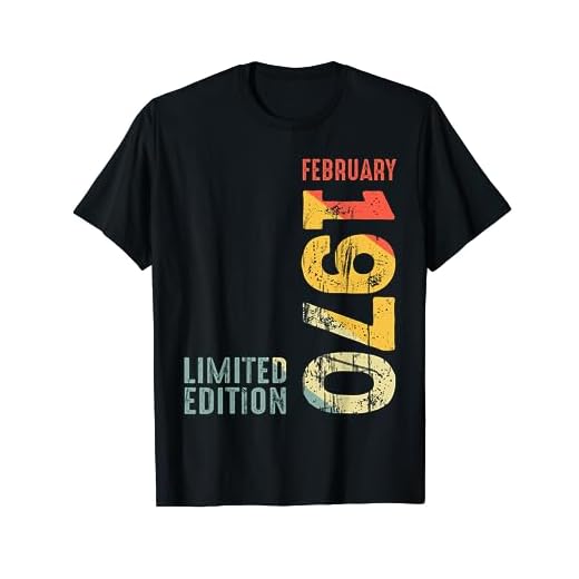 Año 1970 Febrero 1970 Retro 1970 Vintage 1970 Desde 1970 Camiseta