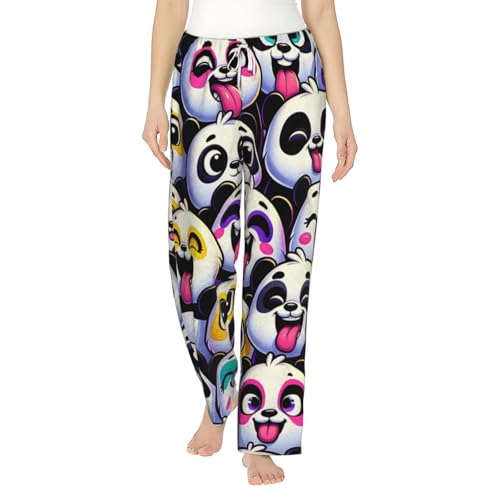 Pantalon de pyjama en polaire coloré femme bas de nuit chaud