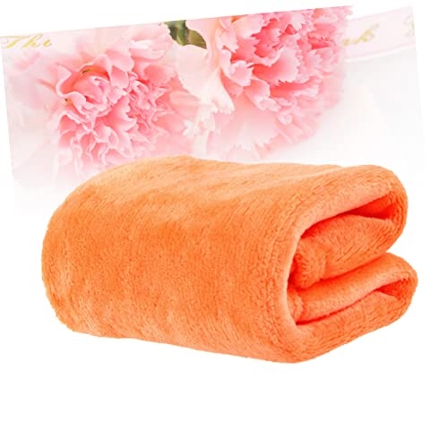 Couverture polaire en flanelle orange légère et polyvalente - 6