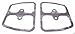 2 Pack Genuine Kawasaki 11060-7001 Rocker Case Gasket OEM