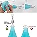 Piping Bags and Tips Set, Cake Decorating Tools Supplies, Frosting Piping Kit for Baking with Pastry Bags and Tips, Standard Converters, Silicone Rings, Reusable Piping Bags for Cookie Icing, Cupcake