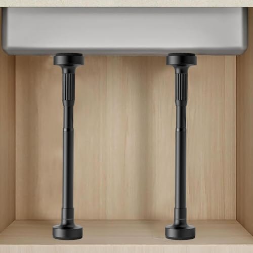 Tringle à ressort extensible et réglable pour placard et réfrigérateur