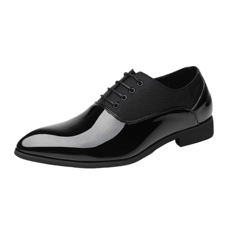 Classic Lace Up Business Loafers for Men Office Formal Leather Dress Shoes