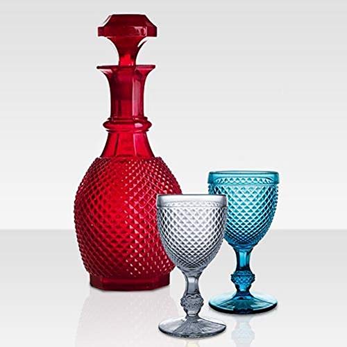 Vista Alegre Bicos Wine Decanter Red.,