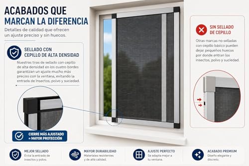 Mosquitera extensible de aluminio, la solución ideal para ventilar sin insectos 7