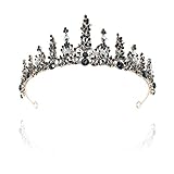 Design attrayant : les strass en cristal romantiques créent une féminité subtile pour votre coiffure de mariée. Cette couronne de reine est conçue avec une combinaison de couronne classique et de couronne à la mode moderne.