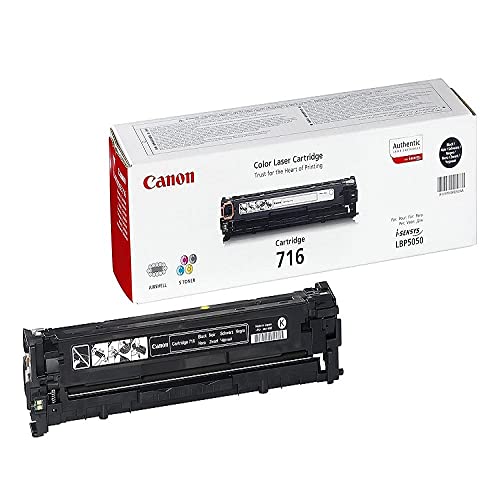 Toner Canon CRG 716 Noir pour corriger les impressions ternes de votre imprimante LBP-5050