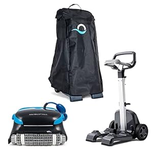 Dolphin Nautilus CC Plus Robotic Pool Vacuum Cleaner with Universal Caddy & Classic Caddy Cover – Store & Protect Your Dolphin Year-Round – Ideal for Above/In-Ground Pools up to 50 FT in Length
