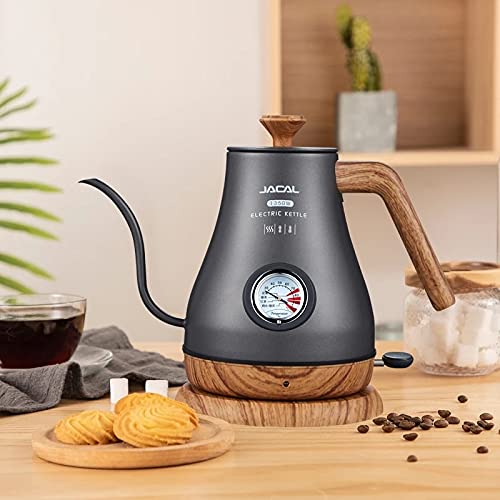 JSJJAUJ Kalter Wasserkocher 1L Elektrischer Wasserkocher Langer Auslaufkaffeethochkocher Schneller kochender Tee-Topf… – Bild 3