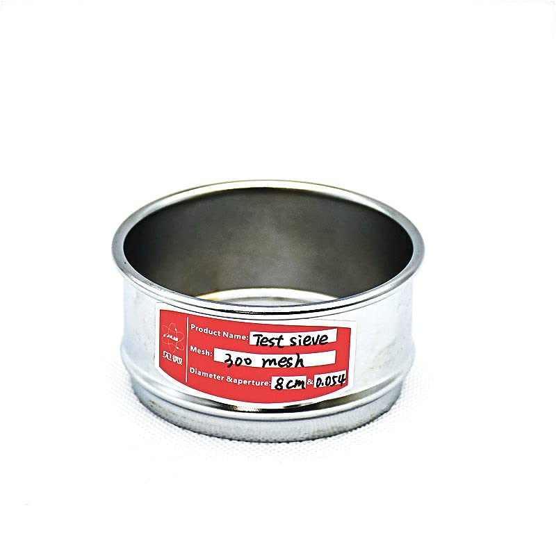 Tamiz de laboratorio Muestreo Inspección Pharkacopeia Standard Test Sieve 304 Sus Filtro Malla croming marco diam.8cm 250-1000 malla(1000 mesh)