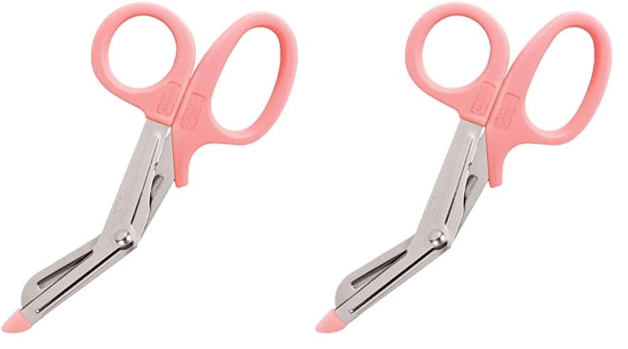 Image of Prestige Medical 5.5 inch Nurse Utility Scissor (Pastel Pink) (Pack of 2)