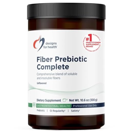 Designs for Health PaleoFiber - 12 Digestive Fiber Blend Powder Supplement with Psyllium Husk, Flax + Apple Pectin - Prebiotic Gut Support, Unflavored + Unsweetened - Vegan (60 Servings / 300g)