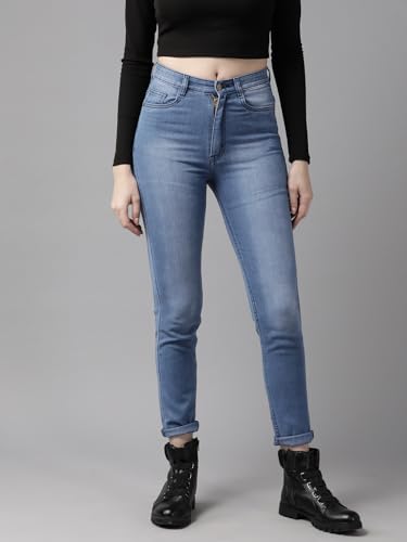 Image of GUTI Womens High Rise Crop Length Jeans()
