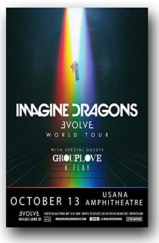 Imagine Dragons Poster - 2017 Evolve Tour 11 x 17 Promo