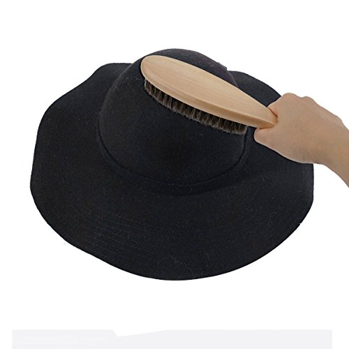 Clothes Brush Coat Brush Suit Brush Lint Brush for Clothes with Genuine Soft Horse Mane for Men Suits and Furniture Jacket