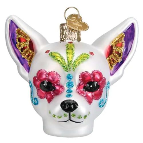 Old World Christmas Dia De Los Muertos Dog Tree Ornament
