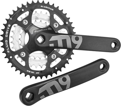 Pédalier VTT 3x9V SunRace manivelles 175mm polyvalent