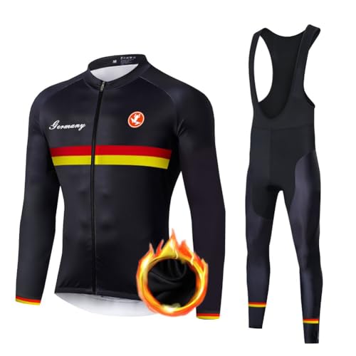 UGLY FROG 2025 Radtrikot Set Langarm Herren Thermische Fleece Winter Fahrradbekleidung Radsportanzüge Fahrradtrikot Fahrradhose mit Sitzpolster + 20D Gel Pad UGLY FROG 2025 Radtrikot Set Langarm Herren Thermische Fleece Winter Fahrradbekleidung Radsportanzüge Fahrradtrikot Fahrradhose mit Sitzpolster + 20D Gel Pad