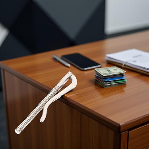 Silver Metal Bifold Money Clip Bar Wallet Replace Parts Spring Clamp Cash Holder Wallet Clip Men's Money Clips, Wallets, Card Cases and Money Organizers4