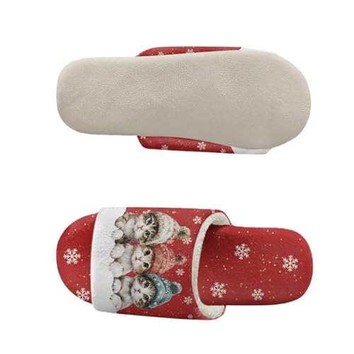 Wanyint Womens Fluffy Slippers Soft Warm Slippers Indoor House Slides Open Toe Bedroom Sandals Trendy Slip On House Shoes 5