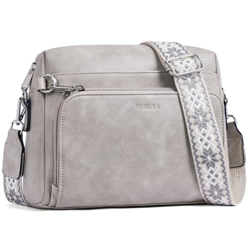 MUIIKOLA Cross Body Bag Women,Crossbody Bags For Women,PU Leather Phone Bags Card Holder Purse and Shoulder Bag,with Adjustable Strap