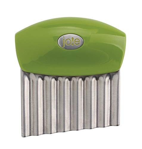 Image of Joie Crinkle Cutter Knife, Wavy Slicer for Potatoes, Vegetables and Fruits, Great for Kids First Cutting Tool, Fun Kitchen Gadget, Stainless Steel, BPA-Free, Colors May Vary