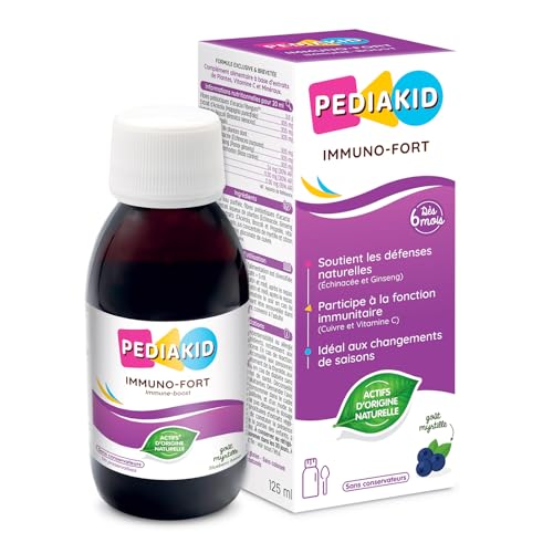PEDIAKID Sirop Immuno-Fort Défenses Naturelles & Immunité Bébé/Enfant 125ml