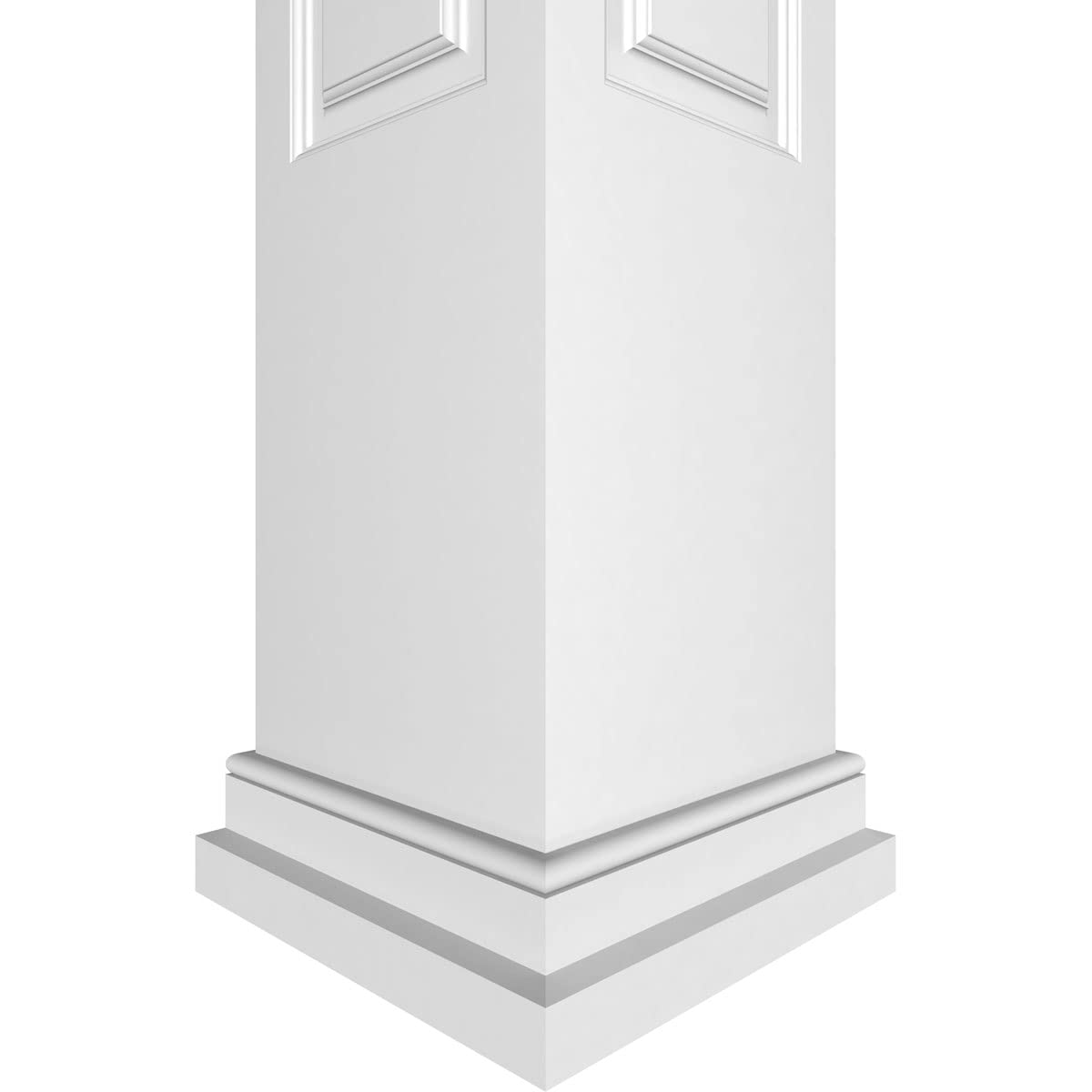Ekena Millwork COL05X05X35RIAL Richmond Fluted Cabinet Column (Top Block: 6, Bottom Block: 7), 5W x 5D x 35 1/2H, Alder
