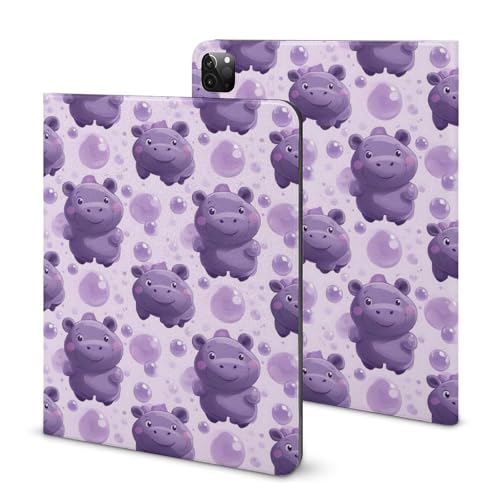 Smart cover iPad Pro 11 violette avec support et porte-crayon intégrés