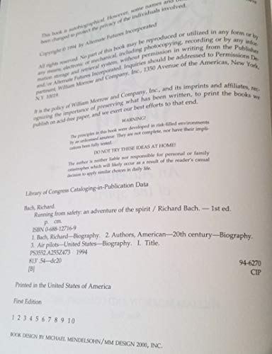 Running from Safety: An Adventure of the Spirit