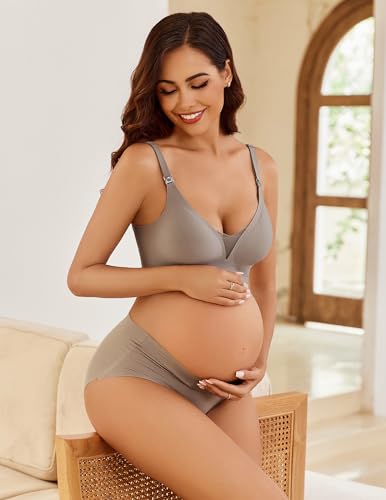 Image of Avidlove Nursing Bras for Breastfeeding Seamless Ultra Comfort Pregnancy Maternity Wireless Bralette